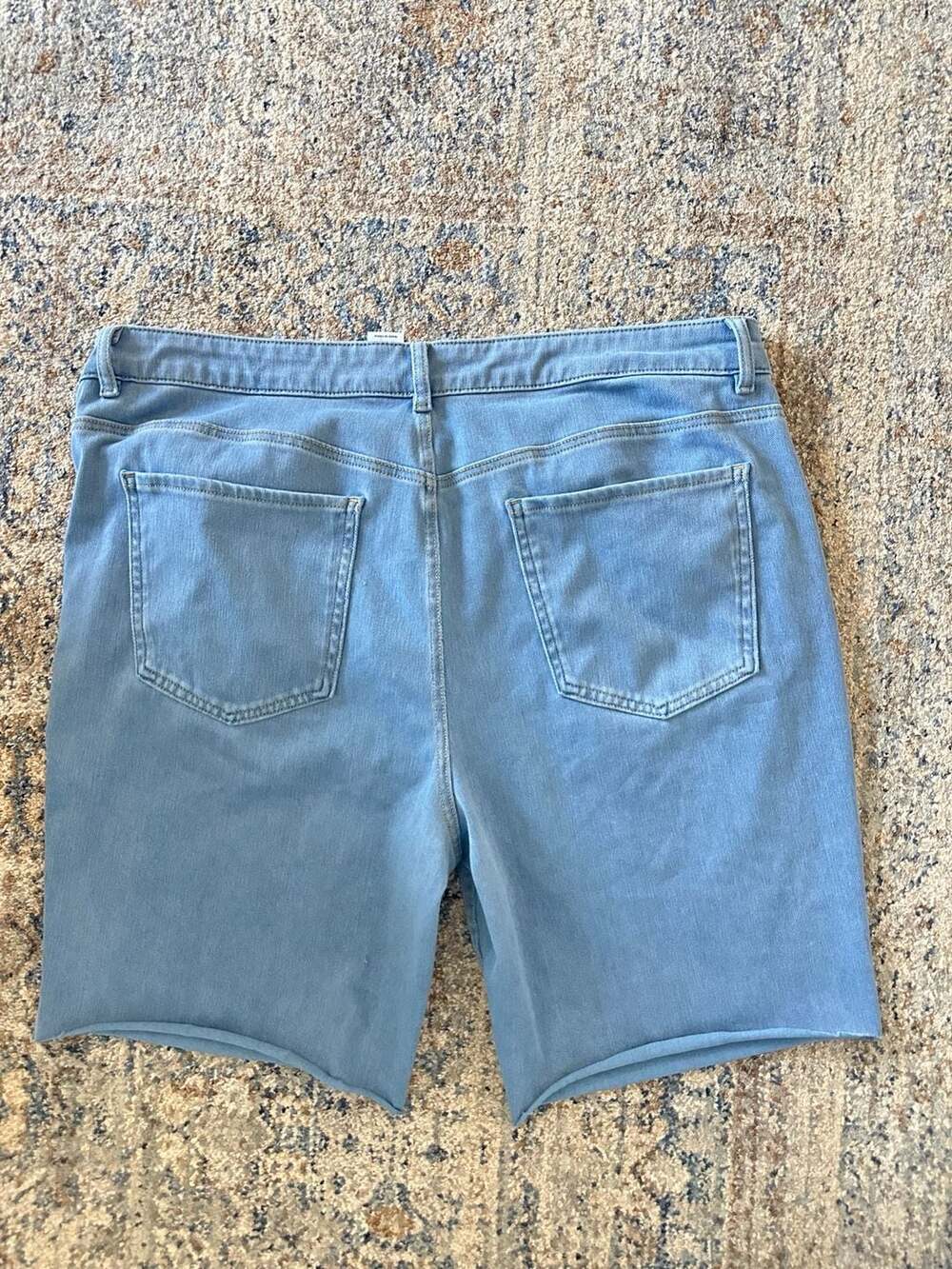 Halara Regular XL Women's Casual Stretch Denim Bermuda Shorts - Picture 4 of 5